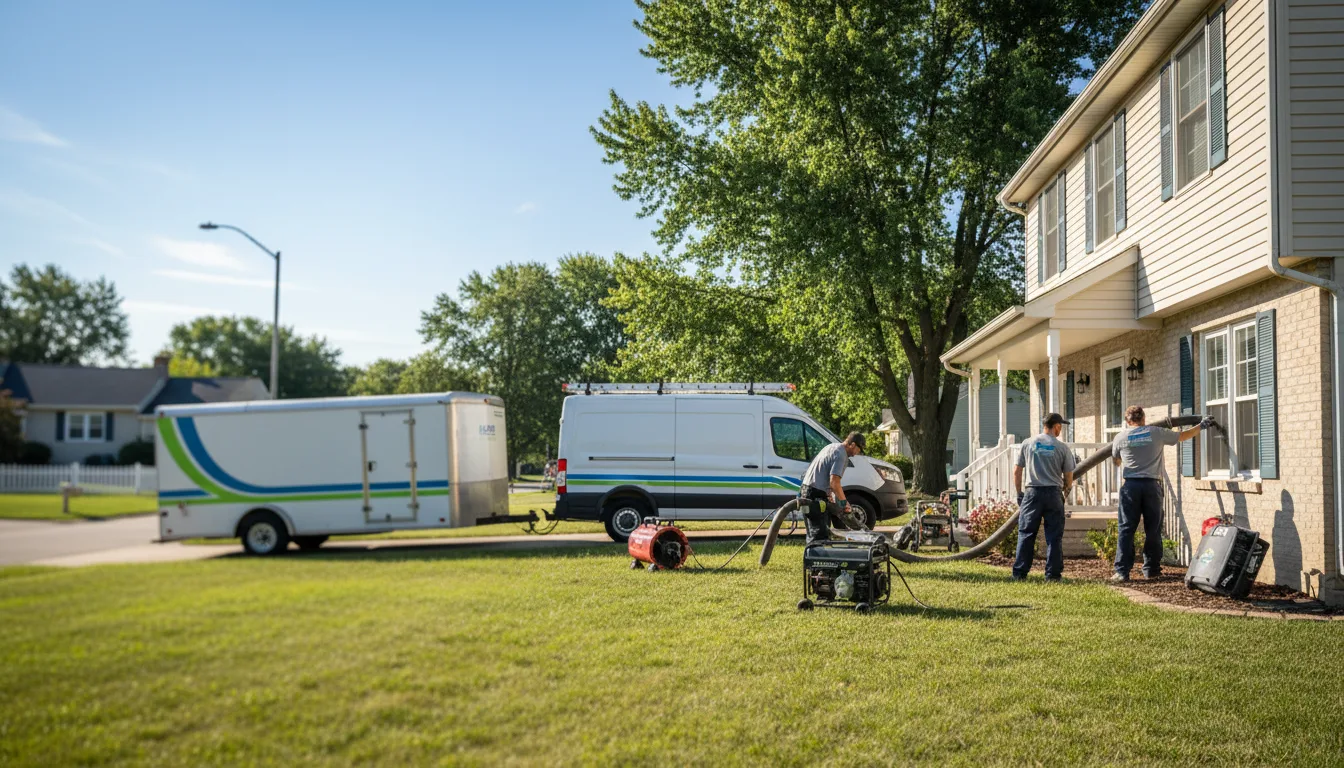 Flooded Basement Restoration And Cleanup With Repair in Lehigh, IA near me
